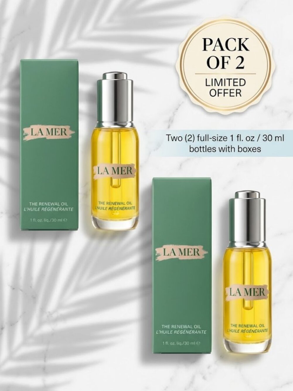 La Mer Renewal Oil 30ml / 1oz New